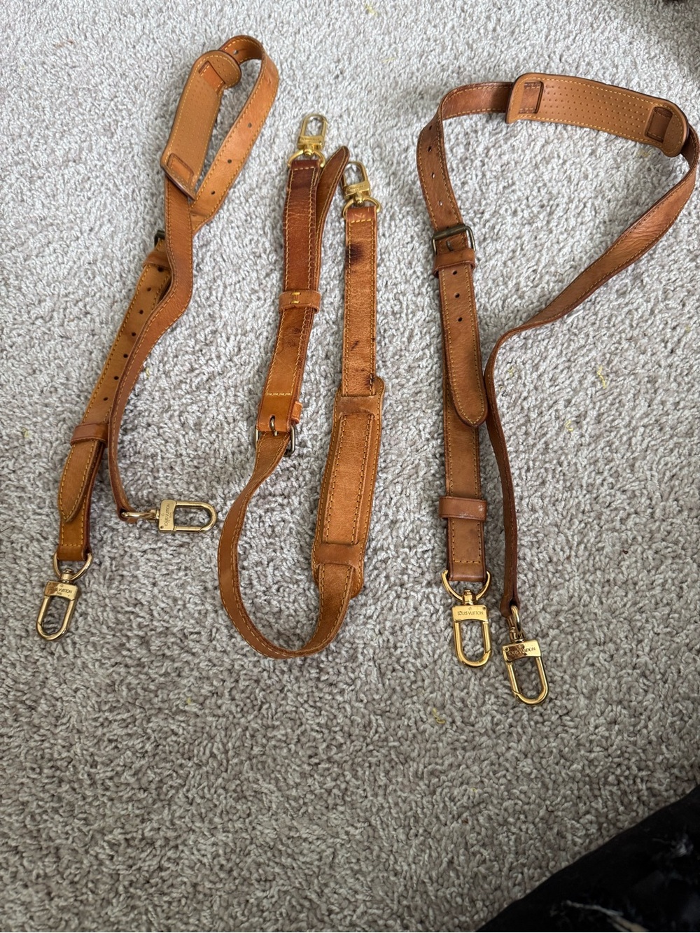 Louis Vuitton keepall Adjustable crossbody Strap  H28